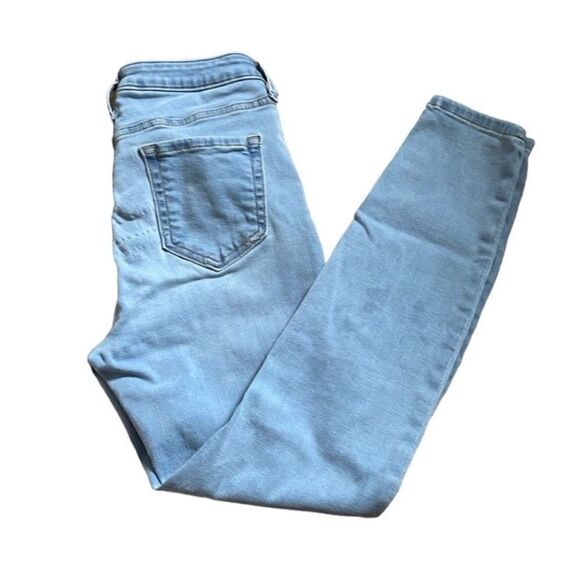 Skinny Ankle Blue Jeans 25 High Rise Classic Light Wash Jegging Pants 0 Normcore - Picture 4 of 10